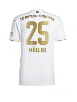 Bayern Munich Thomas Muller #25 Auswärtstrikot 2022-23 Kurzarm